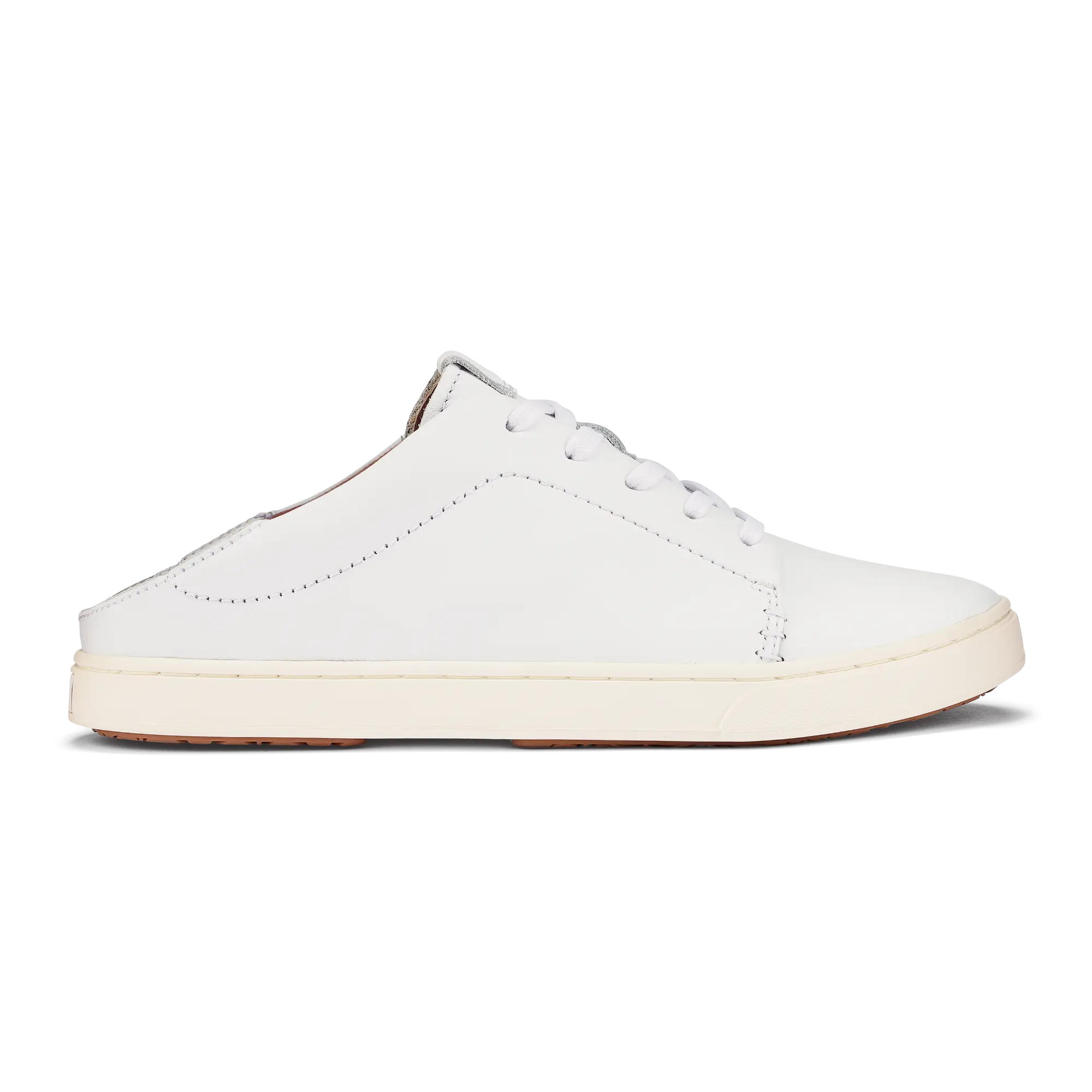Pehuea L 'Ili Women's Leather Sneakers - White - Image 5