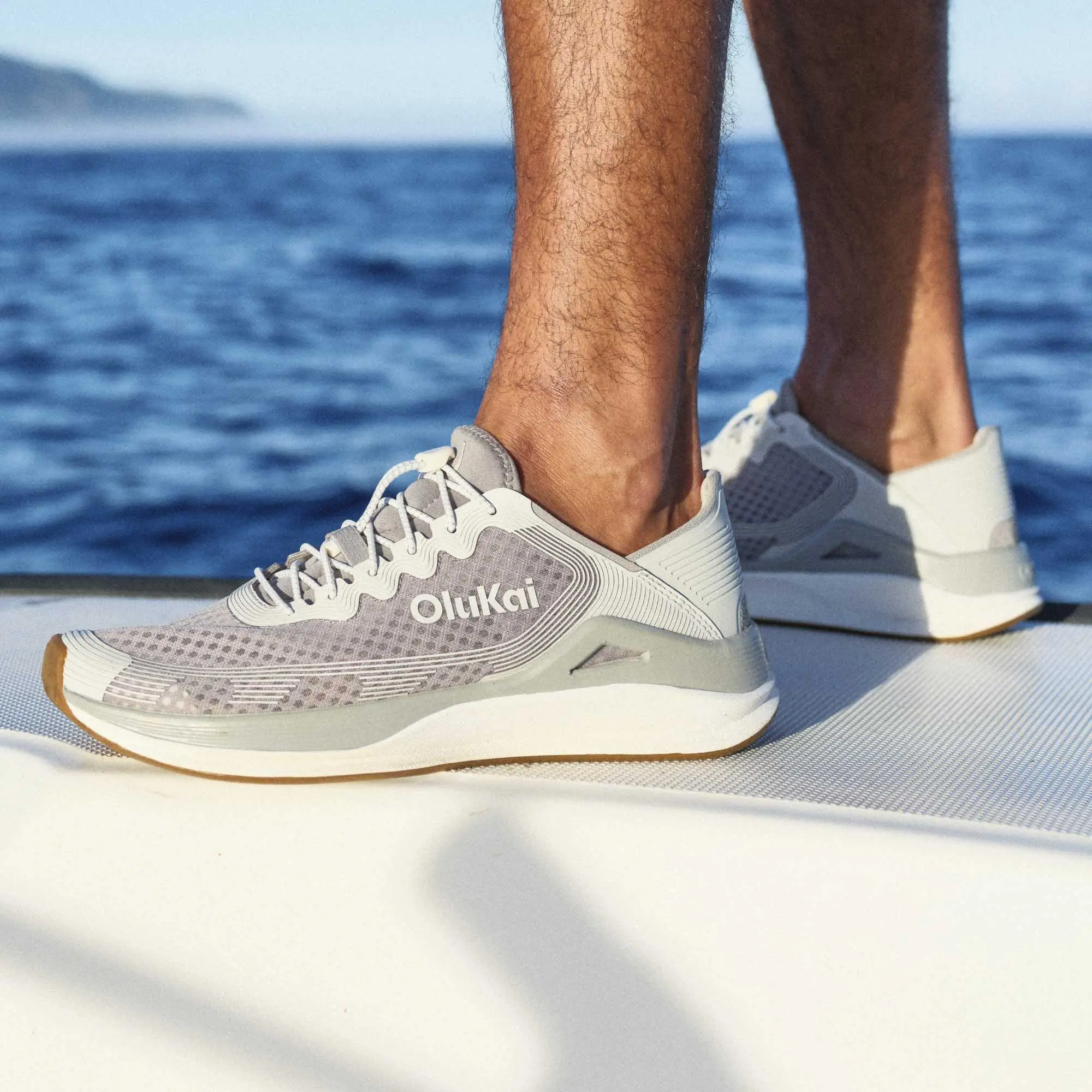 'Ahi Men's Water Boat Shoes - Ash / Sterling - Image 9