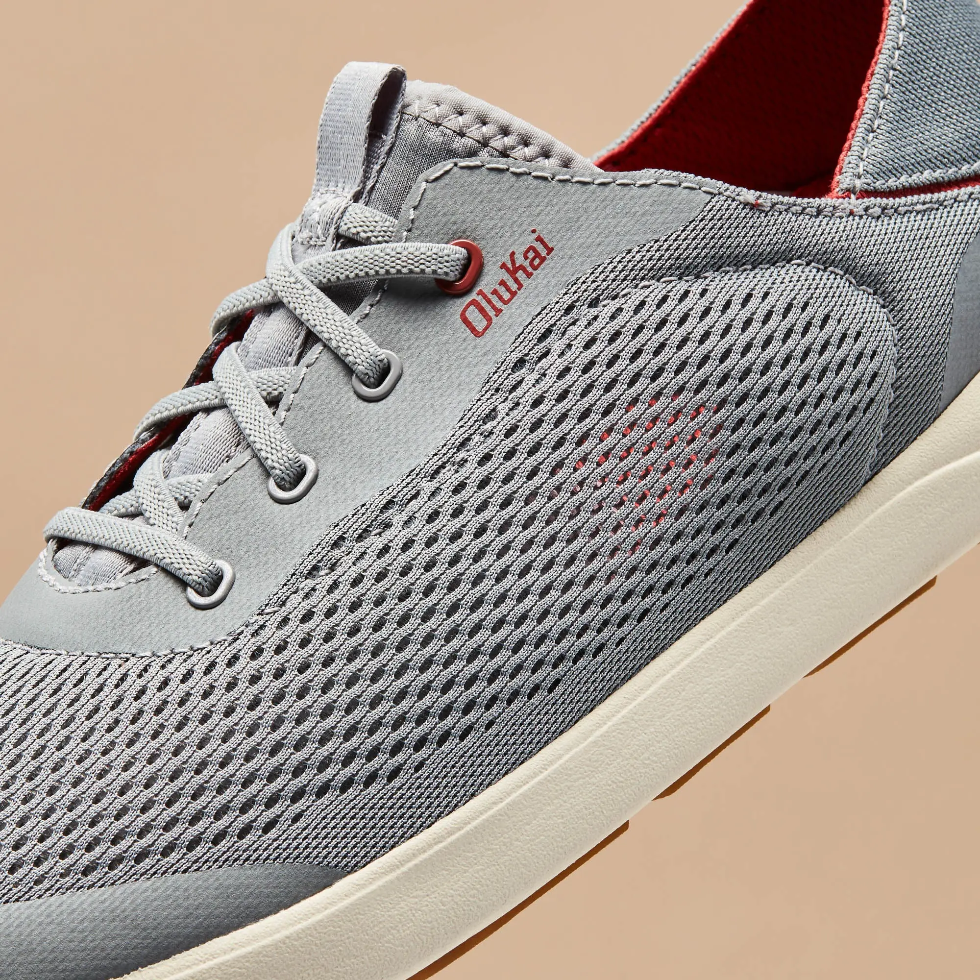 Moku Pae Men's Boat Shoes - Poi / Red Ochre - Image 3