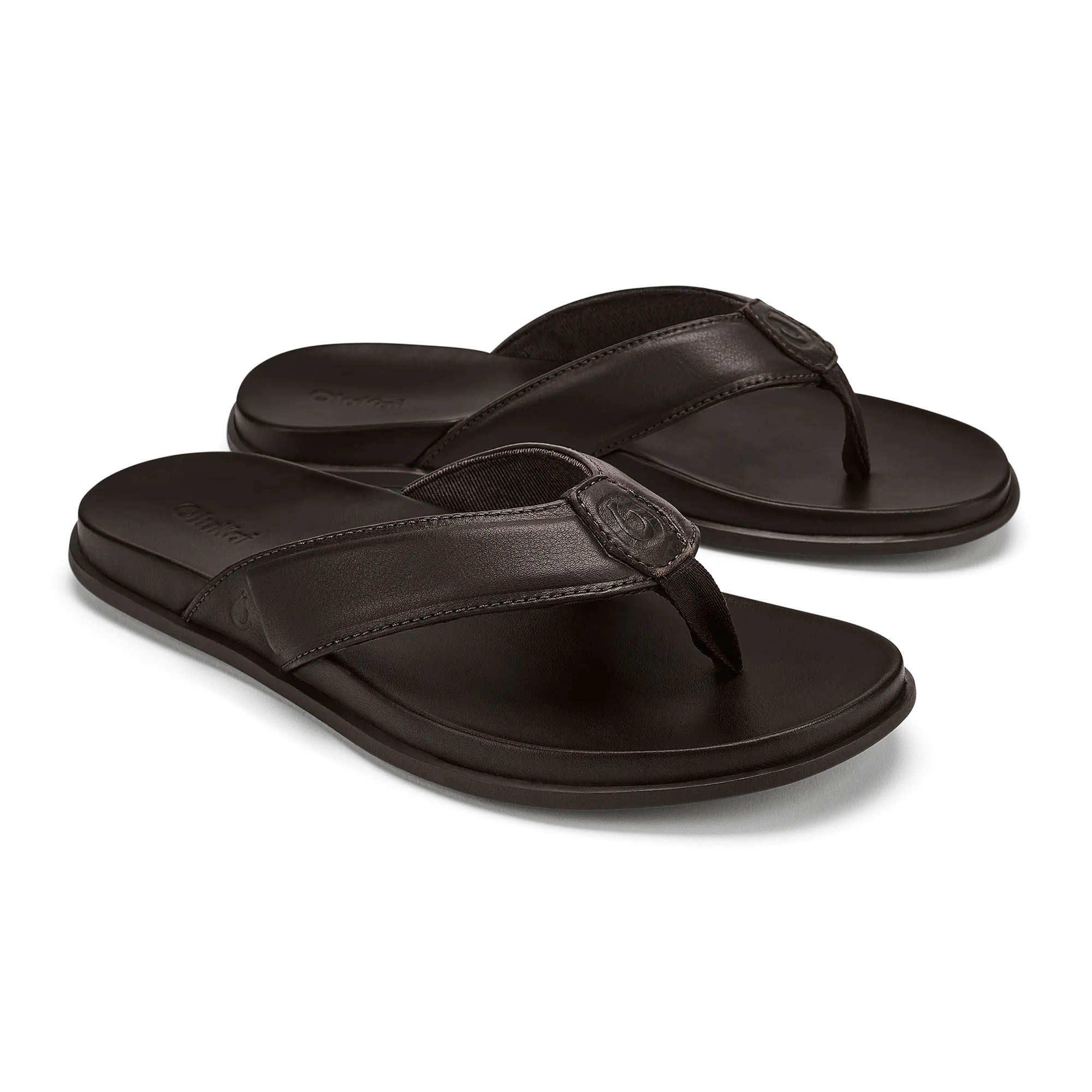 ' lali Leather Beach Sandals - Dark Java - Image 3