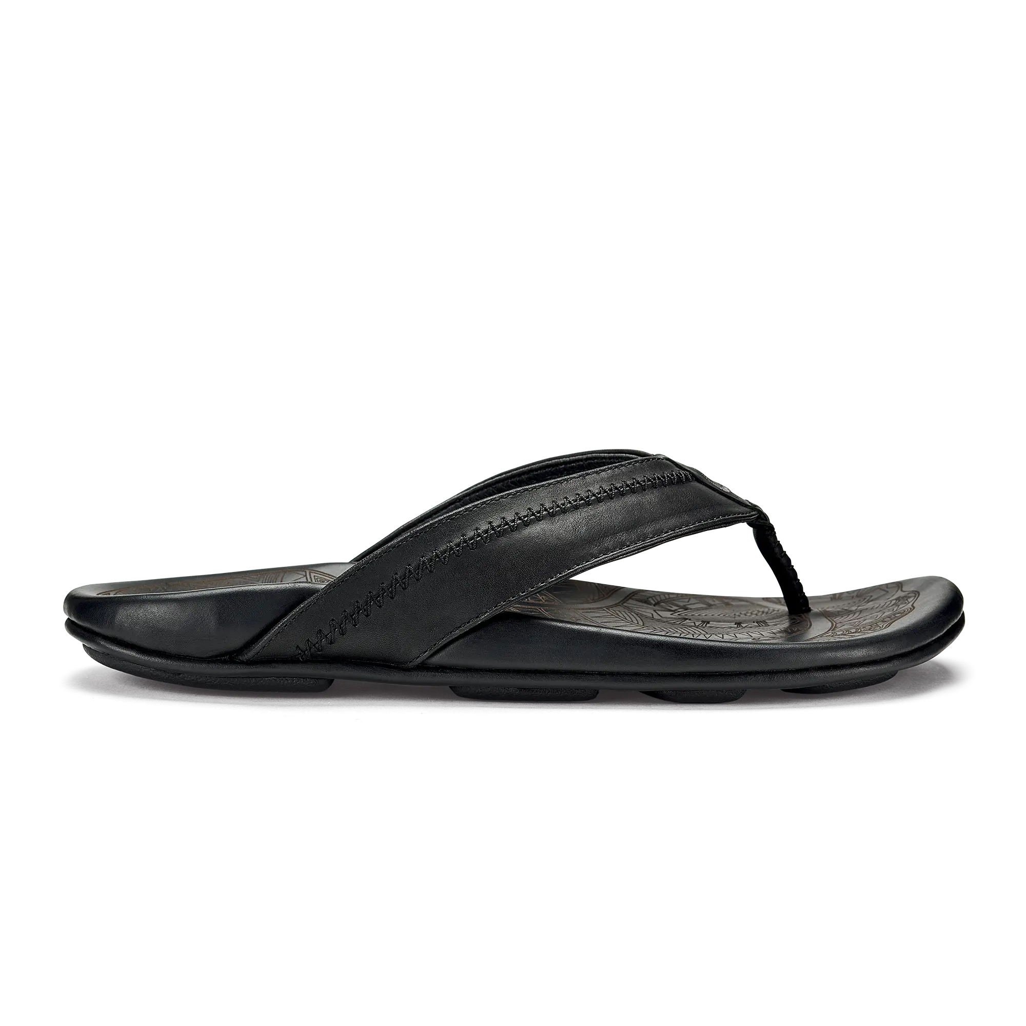 Hiapo - Lava Rock Men's Leather Beach Sandals