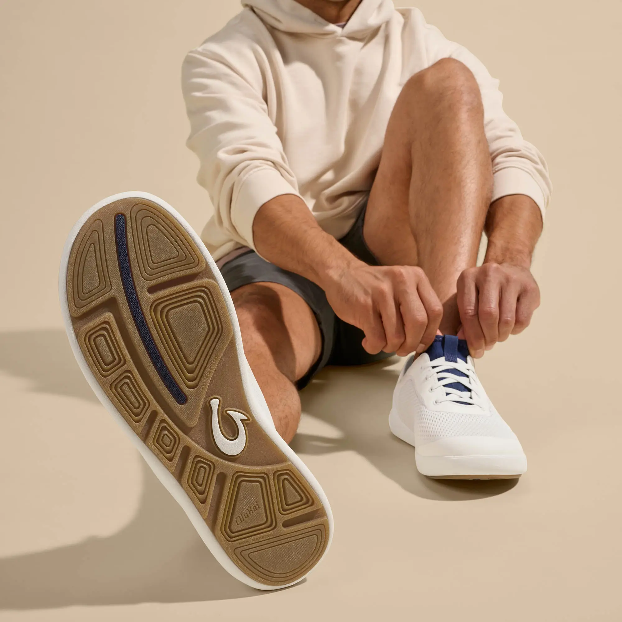 Moku Pae Men's Boat Shoes - Bright White / Pacifica - Image 6