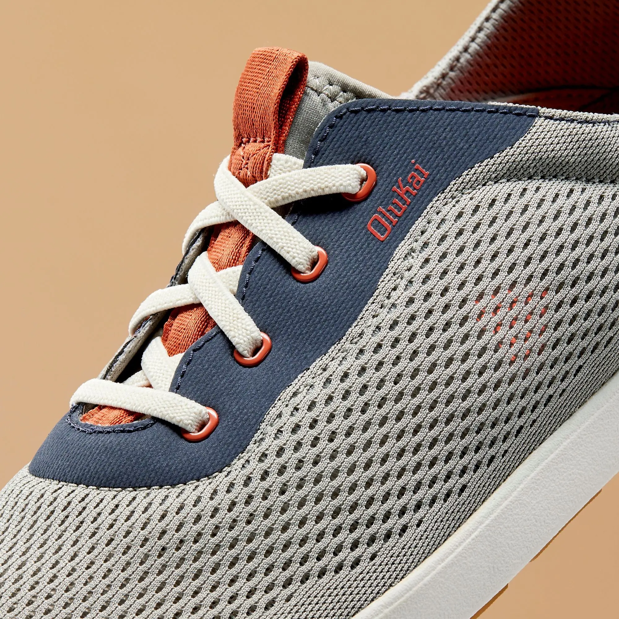 Moku Pae Men's Boat Shoes - Ash / Trench Blue - Image 2