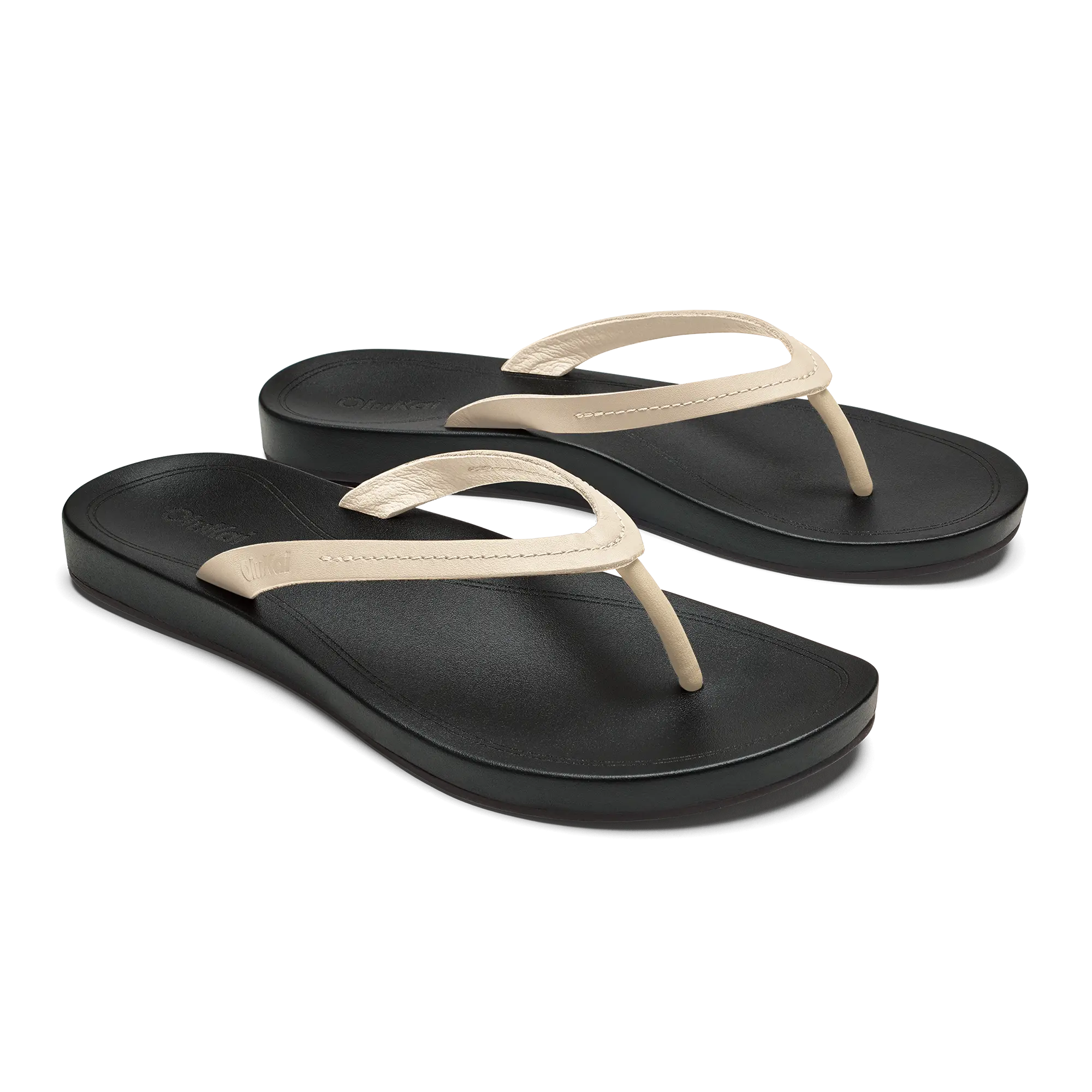 Lalahi Women's Leather Sandals - Tapa / Lava Rock - Image 5