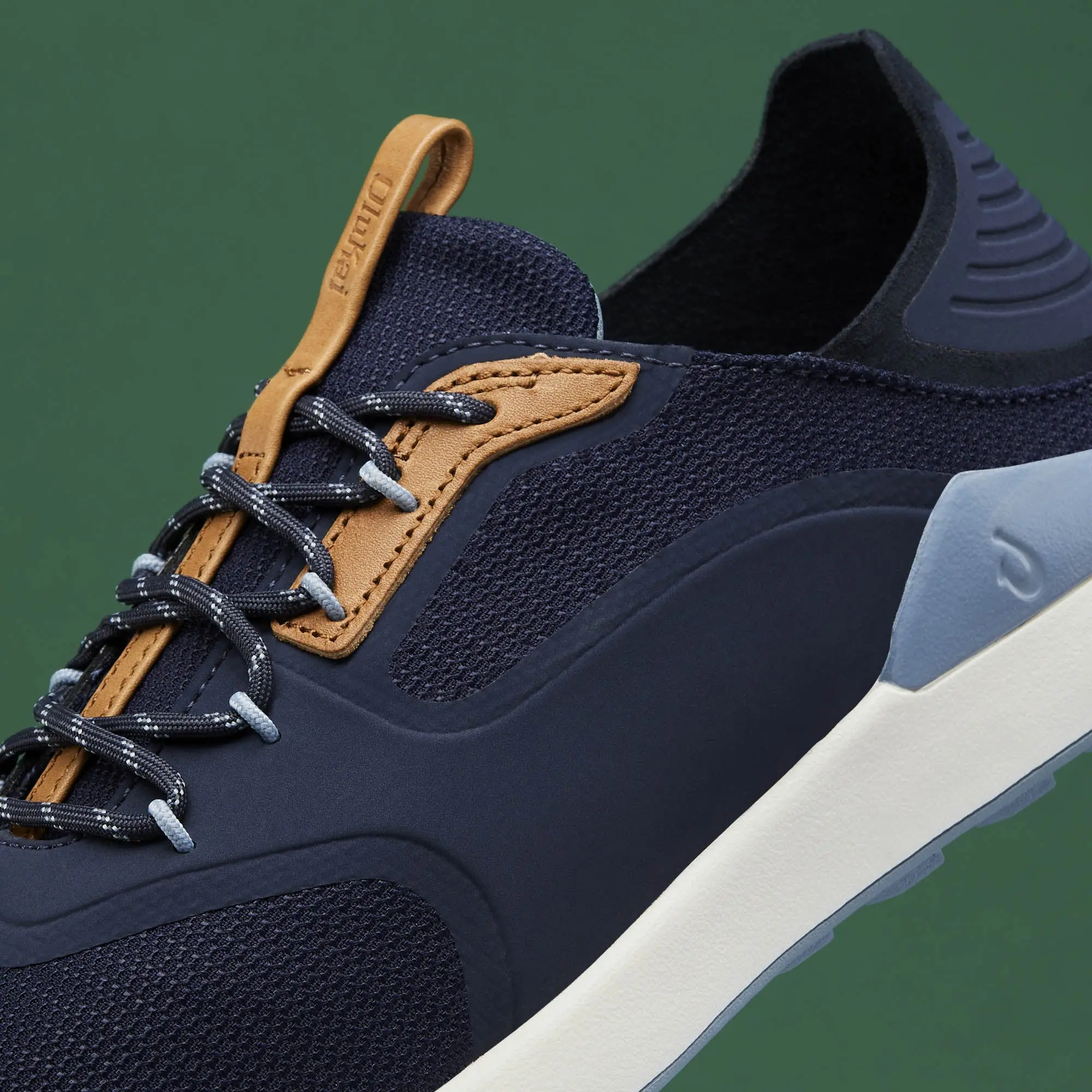 OluKai K 'anapali Men's Golf Shoe - Trench Blue / Sea Ice - Image 4