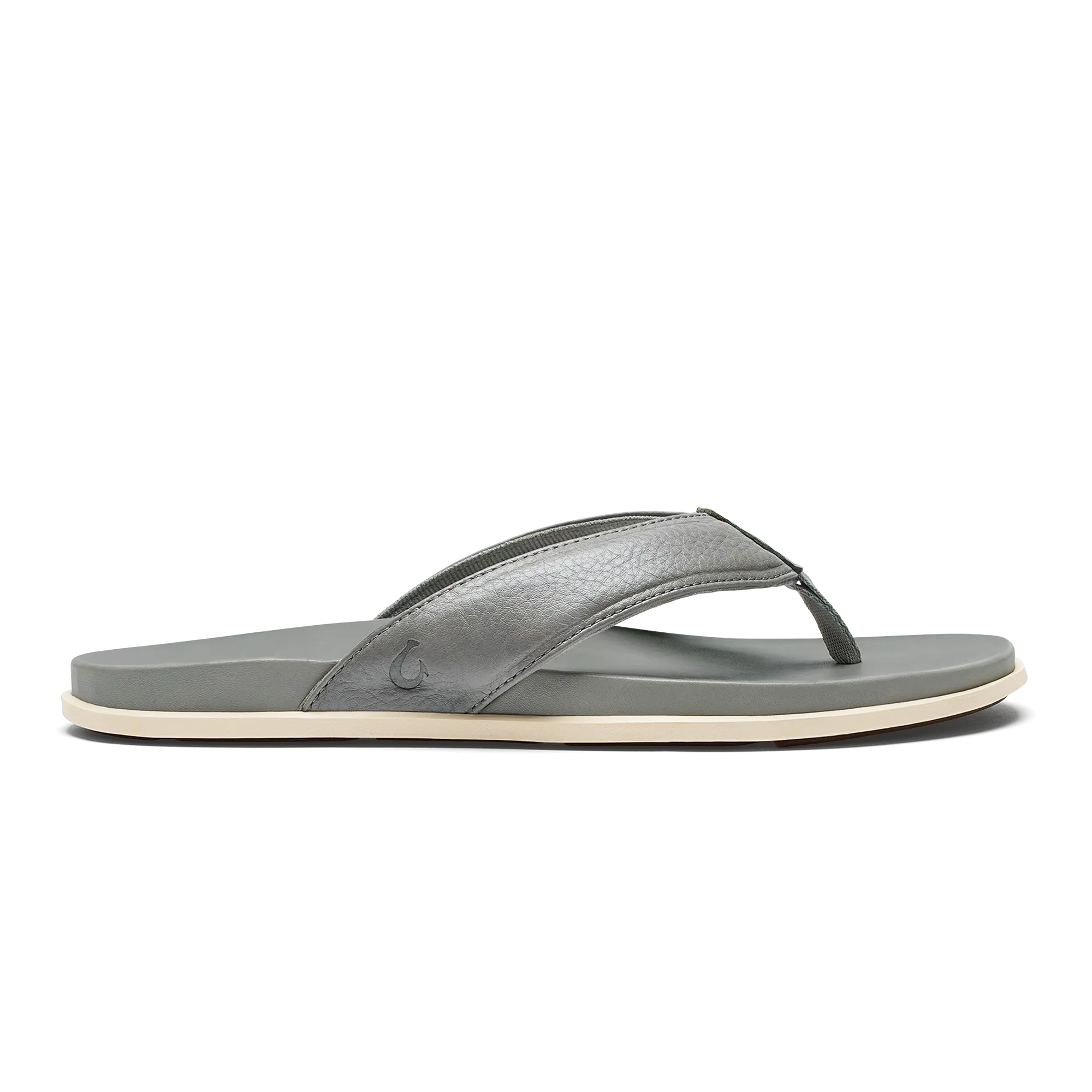 '  lali Leather Beach Sandals - Ash