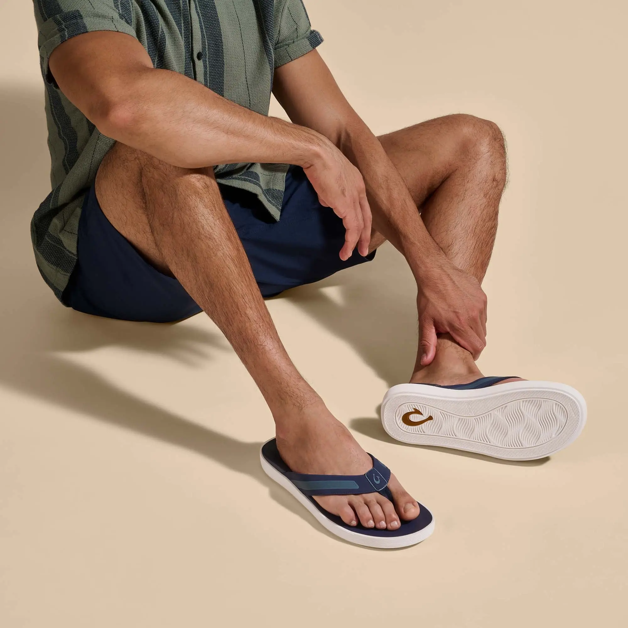 Leeward Men's Water Ready Beach Sandals - Navy - Image 5