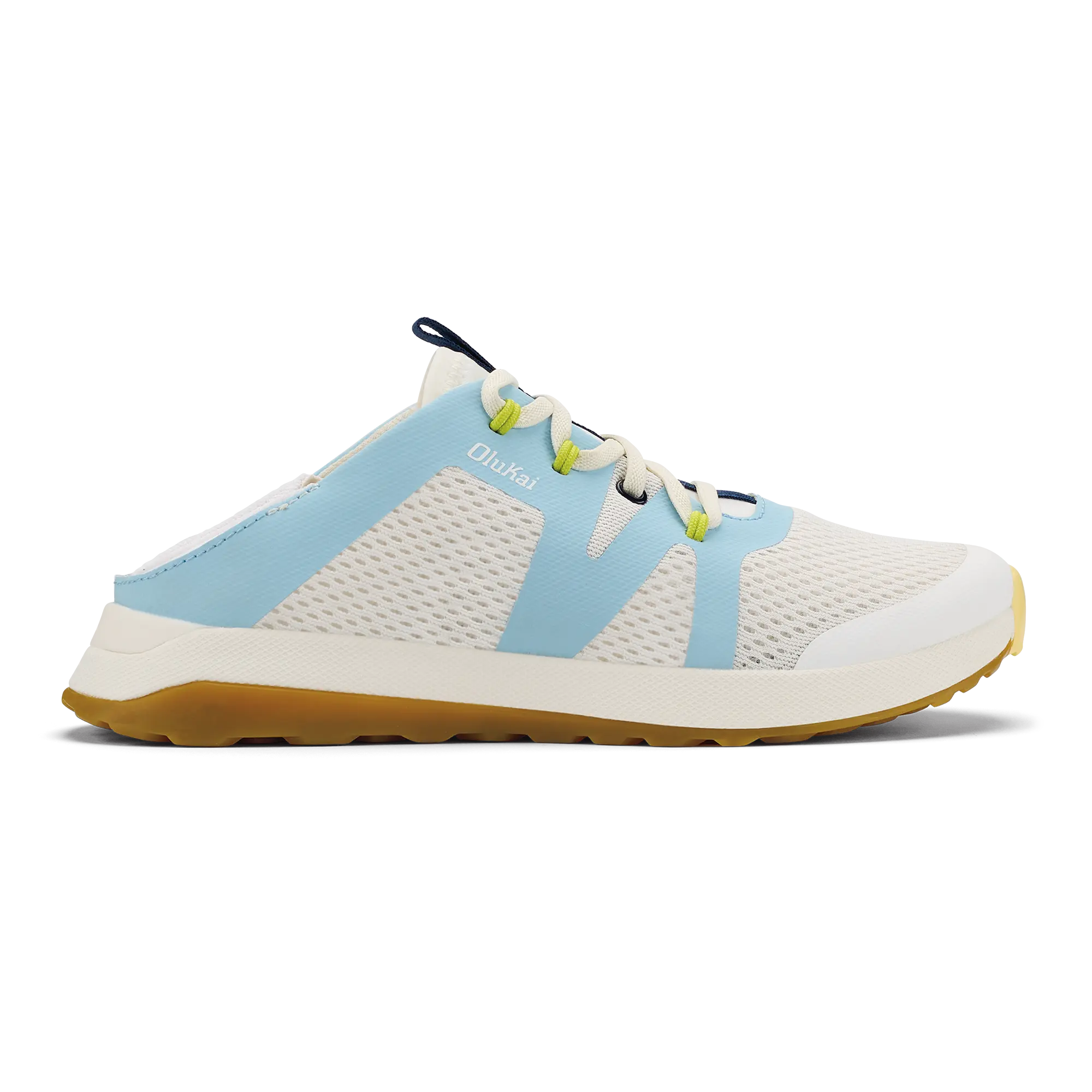 Huia Women's Athleisure Shoes - White Sand / Misty Blue - Image 4