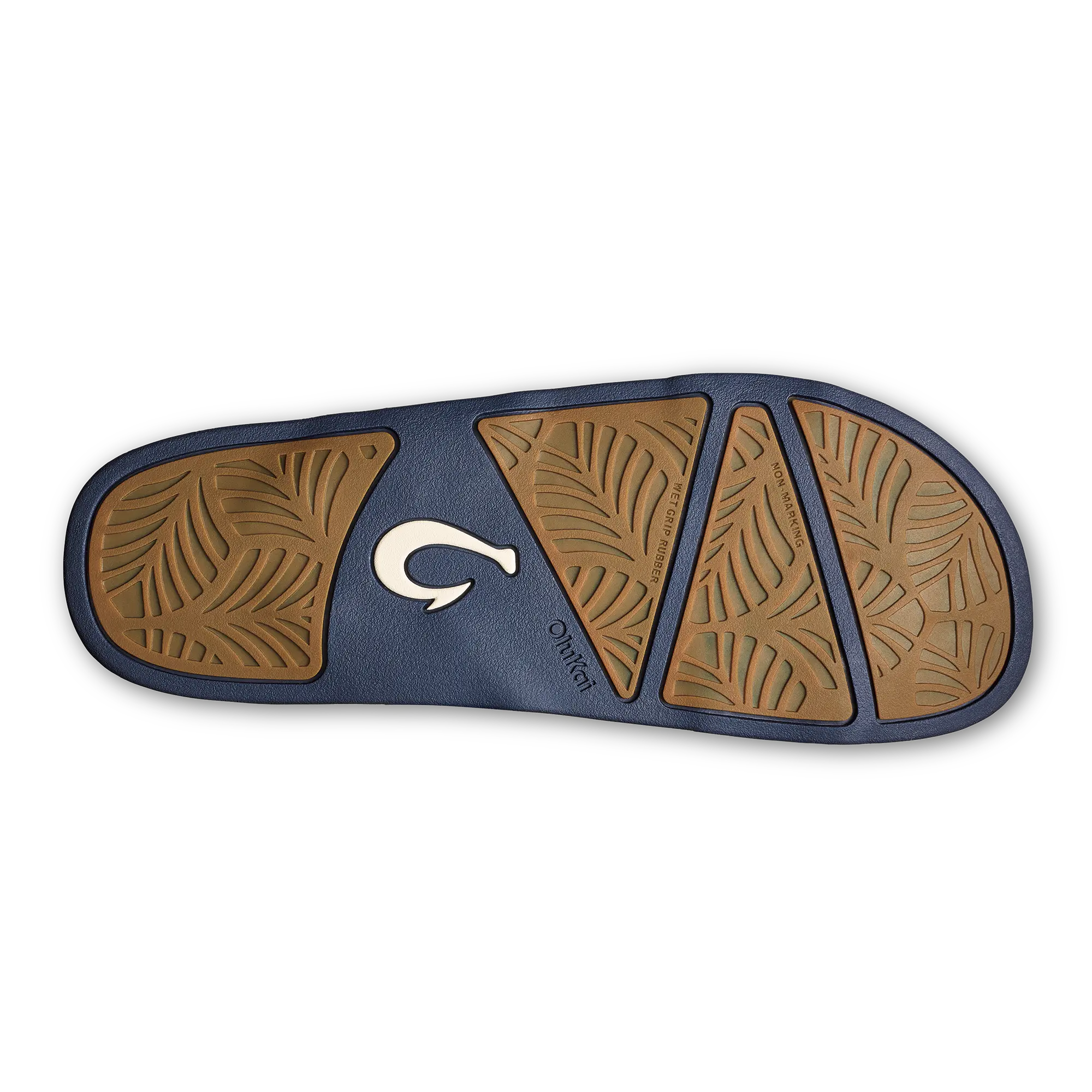 Ani Women's Beach Slide Sandals - Mood Indigo / White Sand - Image 8