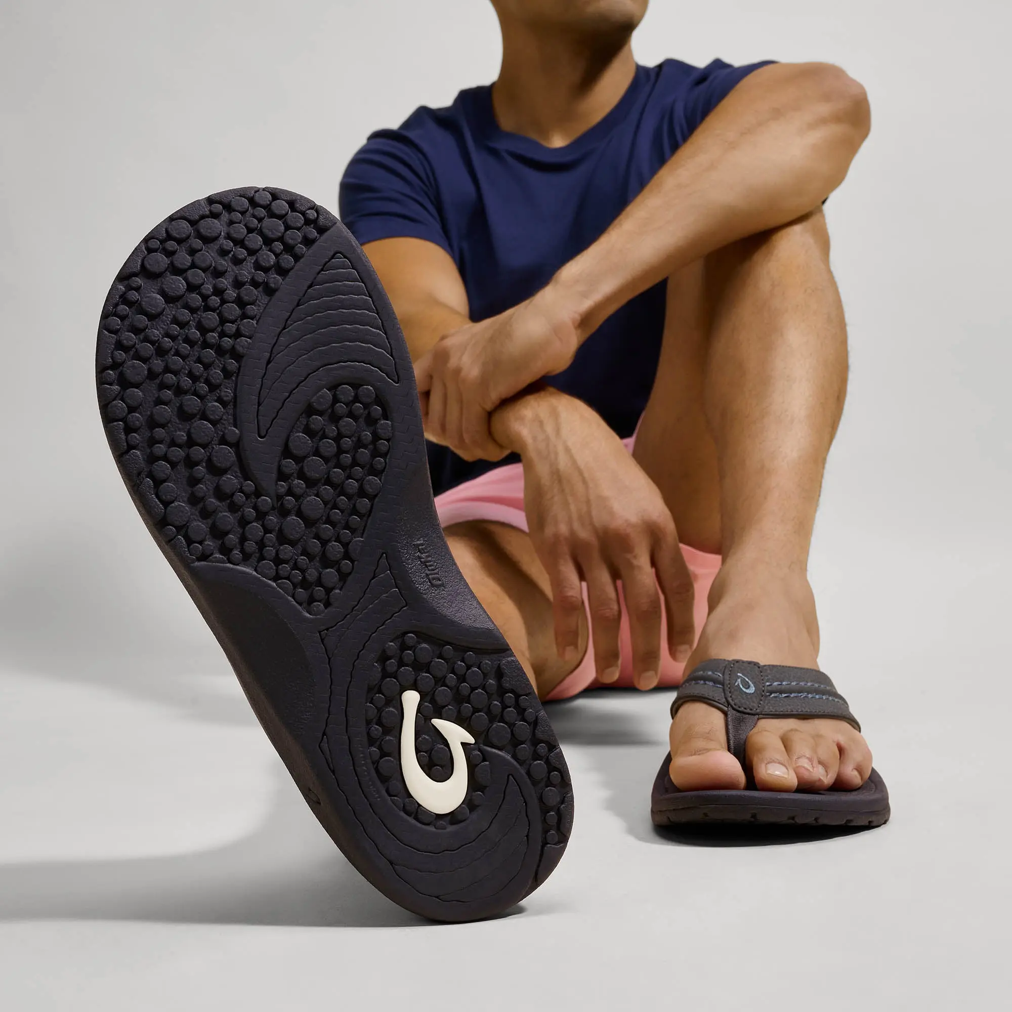 Hokua Men's Beach Sandals - Pavement - Image 8