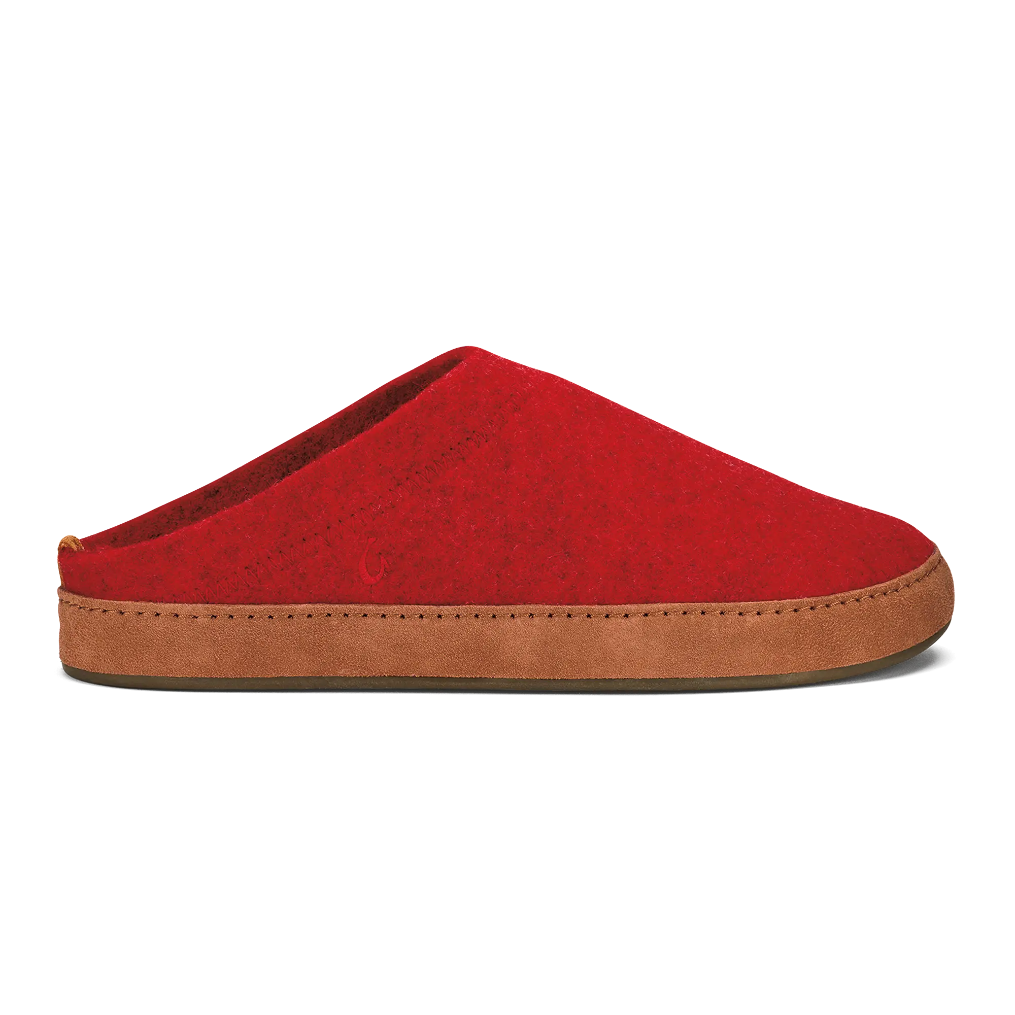 H  mani Hulu Men's Wool Mule Slippers - Scarlet / Fox