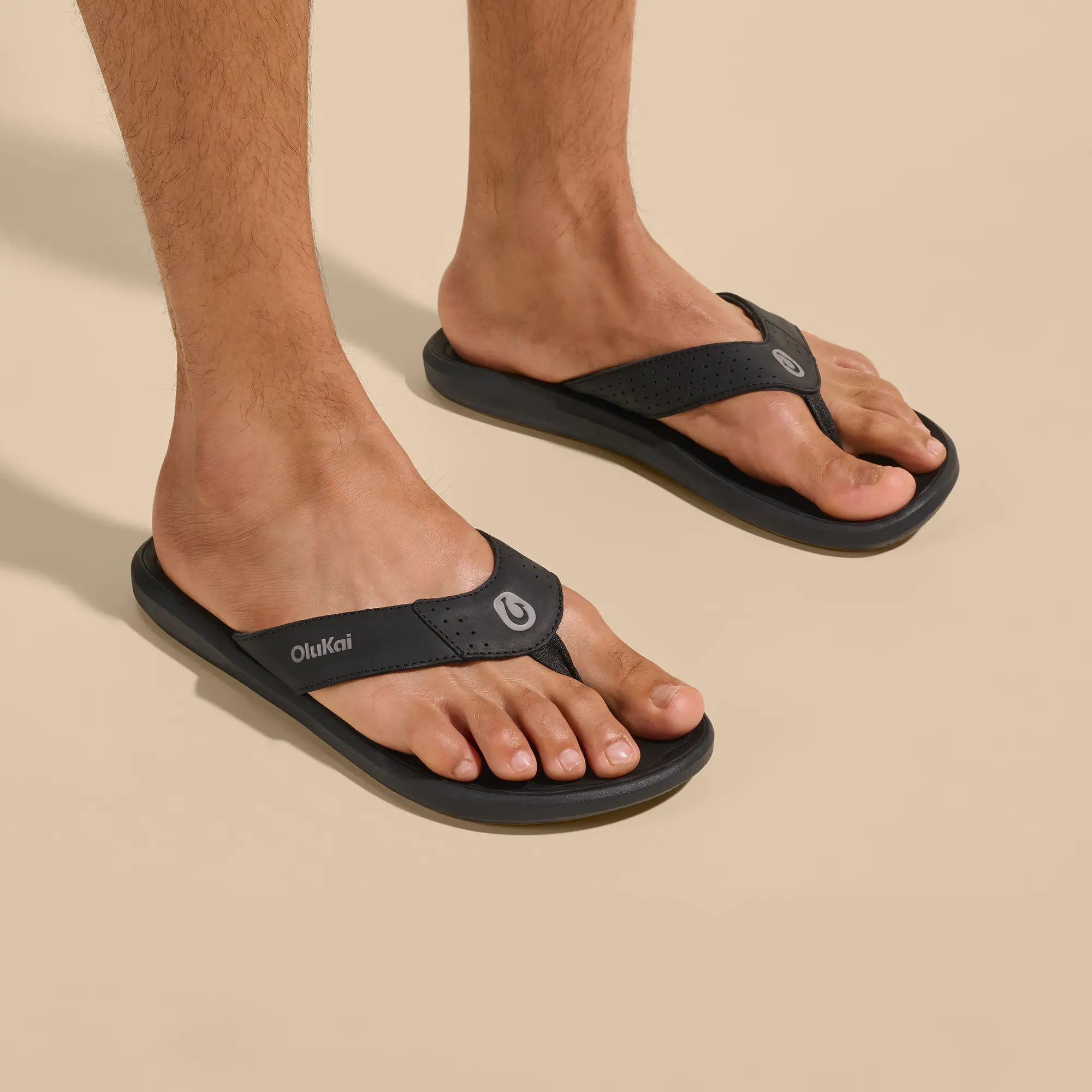 Pili Men's Waterproof Leather Sandals - Lava Rock - Image 2