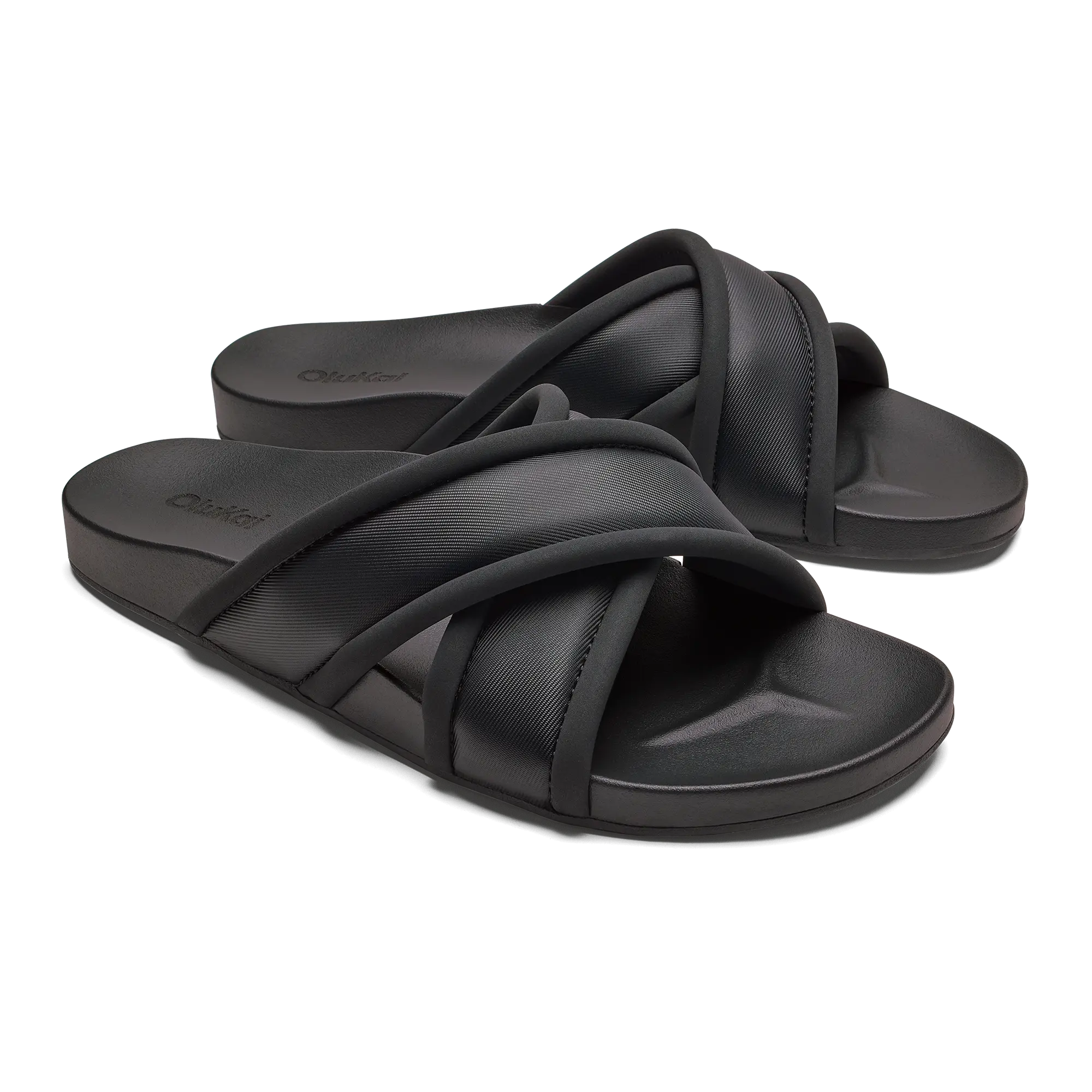Ani Women's Beach Slide Sandals - Lava Rock - Image 3