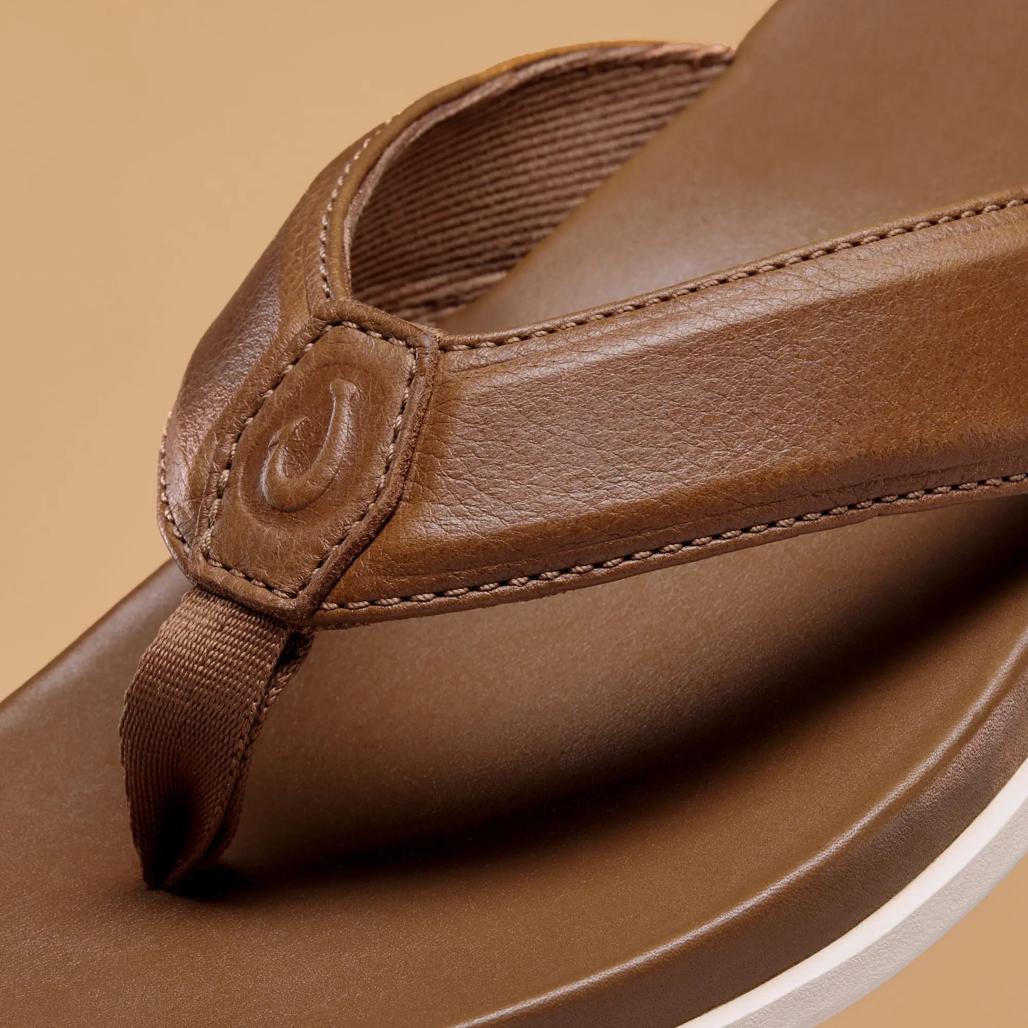 ' lali Leather Beach Sandals - Almond - Image 2