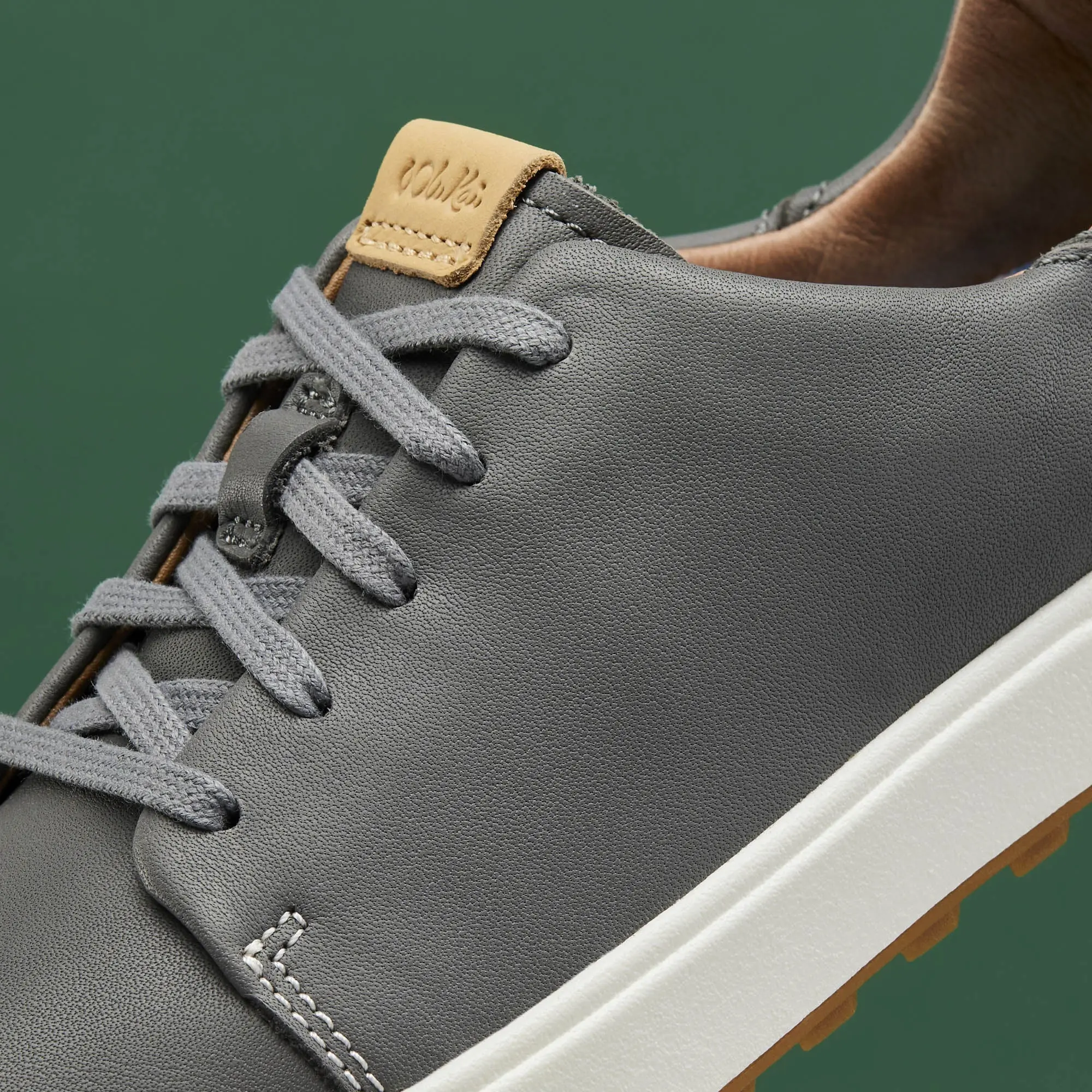 Wailea Women's Waterproof Leather Golf Shoes - Stone - Image 4