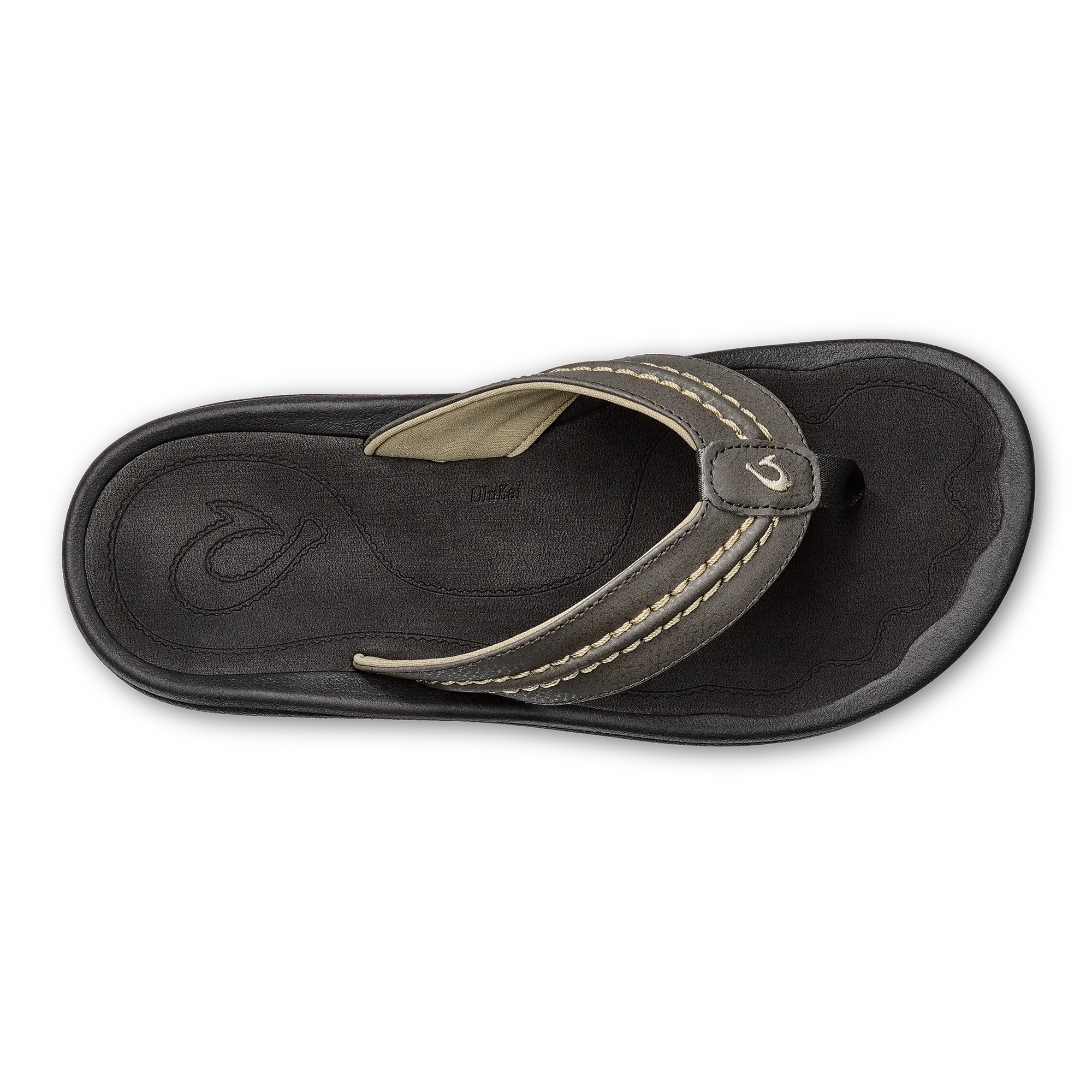Hokua Men's Beach Sandals - Kona / Onyx - Image 4