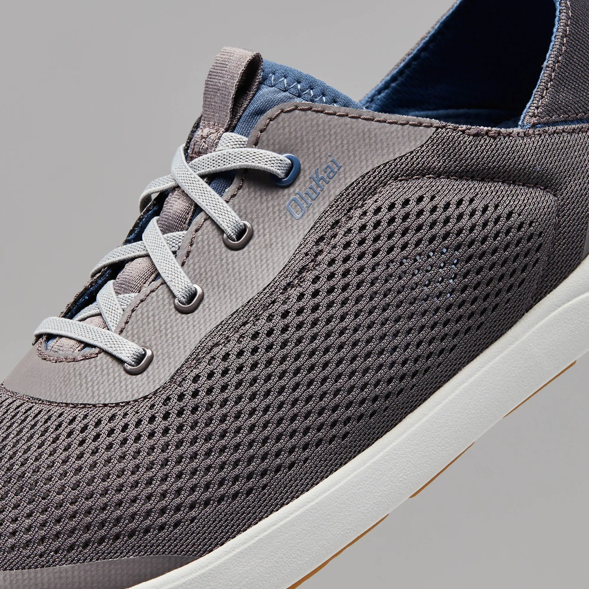 Moku Pae Men's Boat Shoes - Pavement / Vintage Blue - Image 3