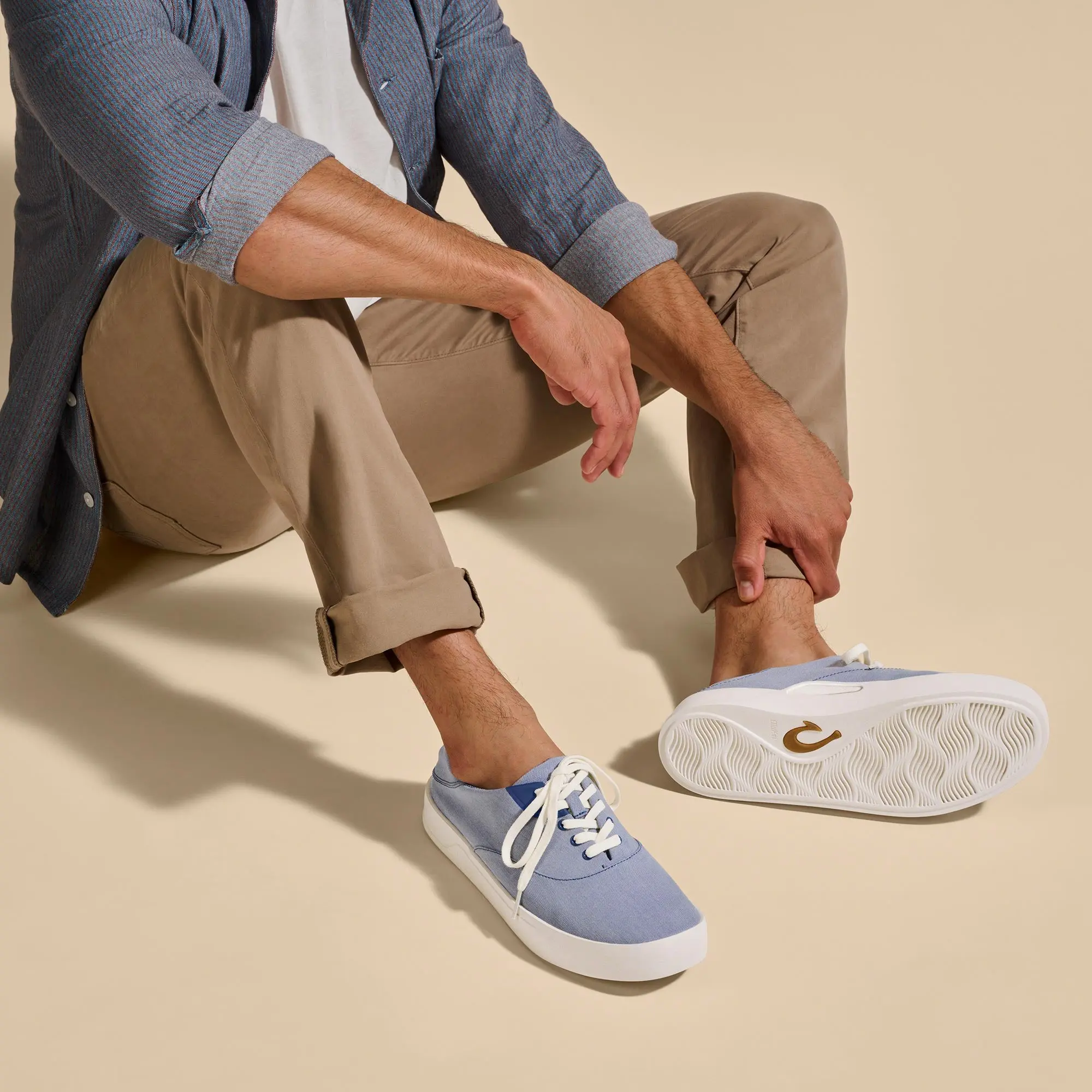 Tradewind Men's Breathable Sneakers - Navy - Image 3