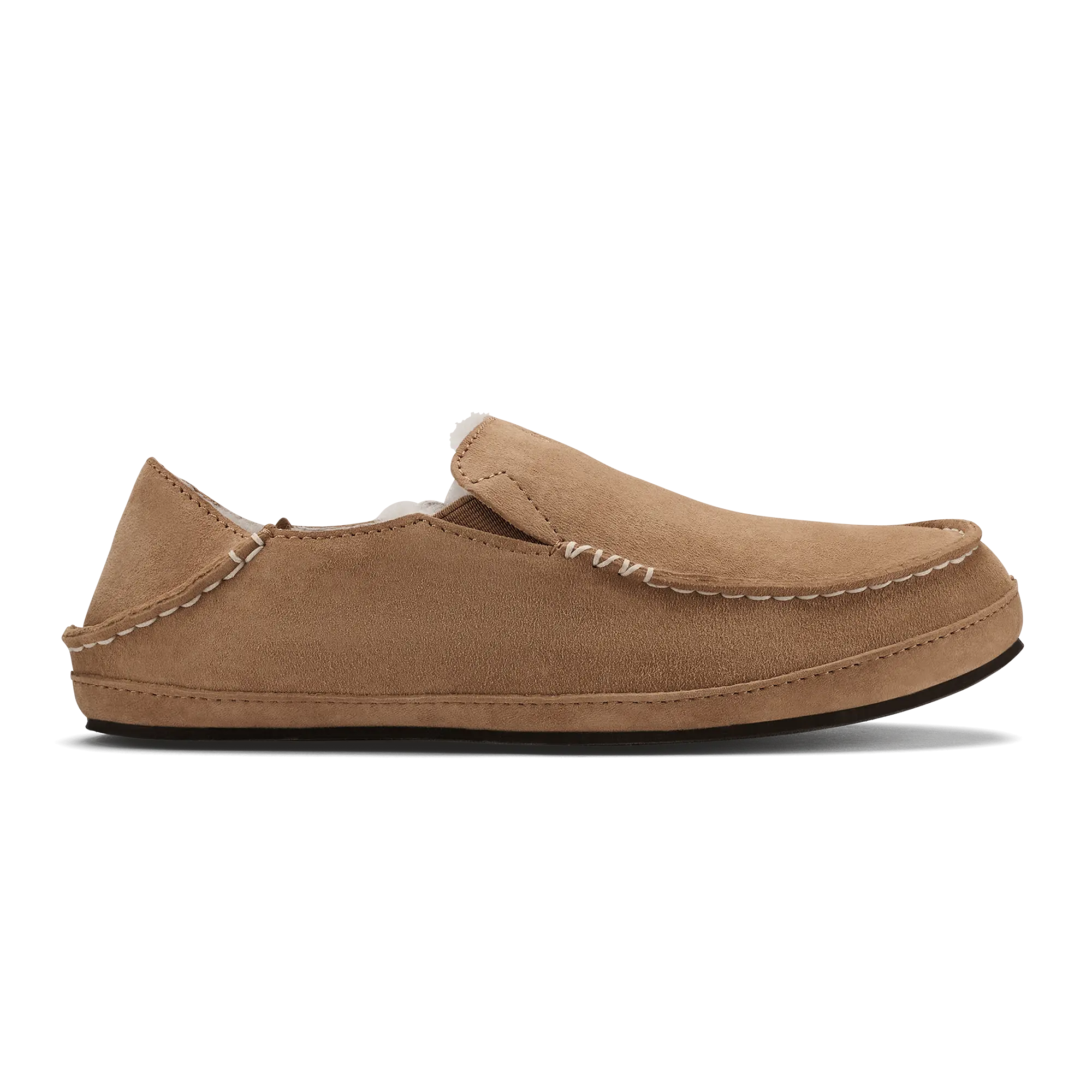Nohea Women's Leather Slippers - Tan
