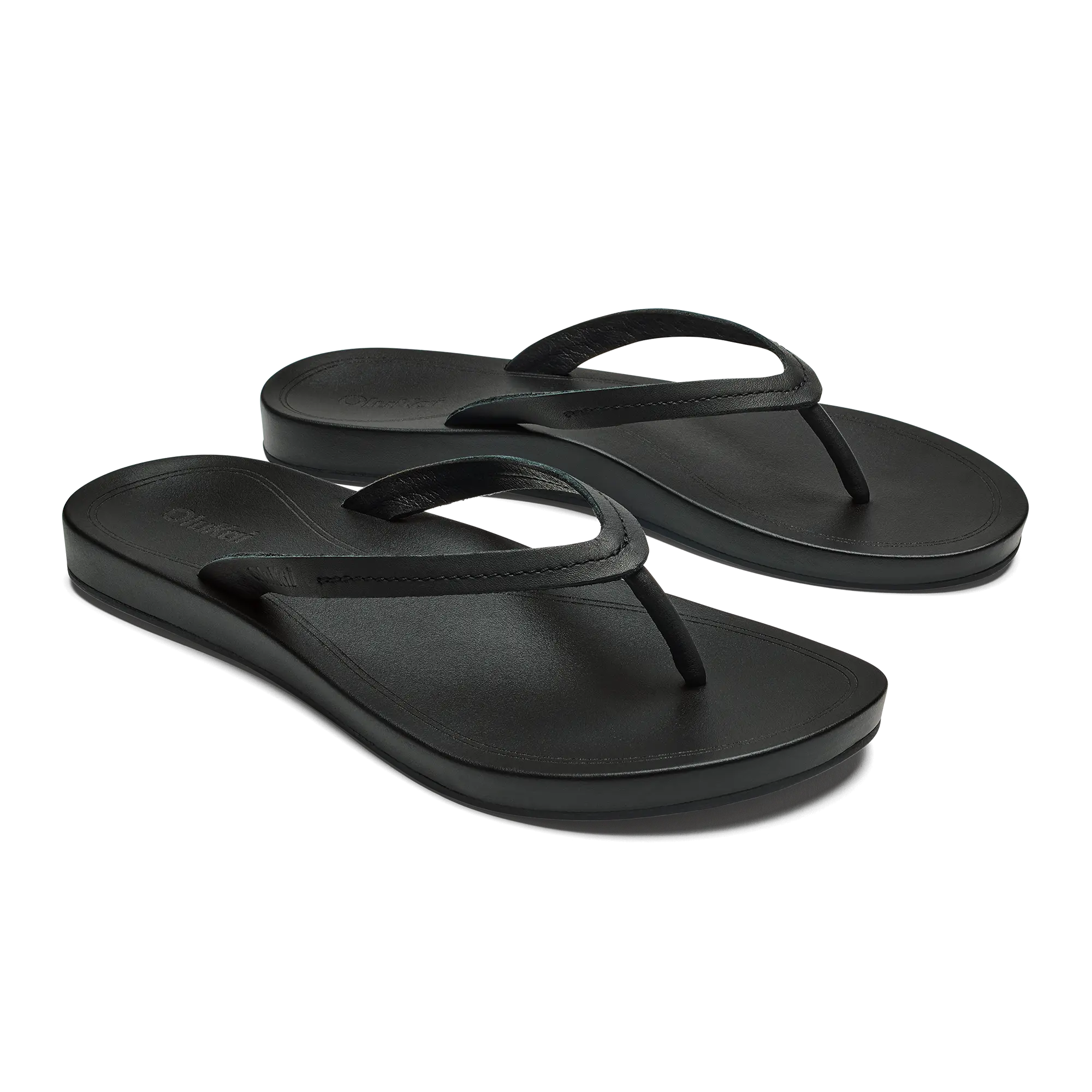 Lalahi Women's Leather Sandals - Lava Rock - Image 5