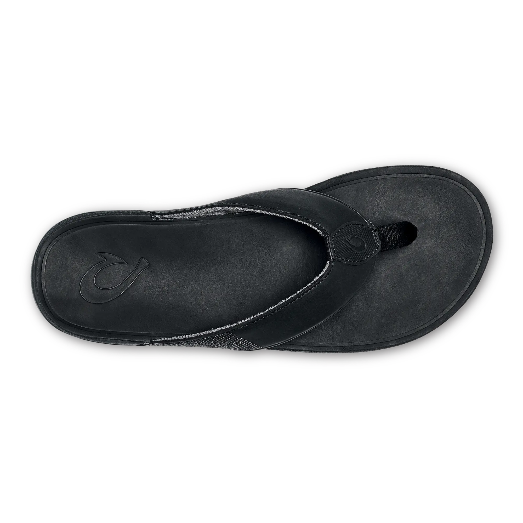 Tuahine Men's Waterproof Leather Beach Sandals - Black - Image 6
